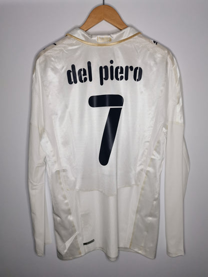 2008 Italy Away long sleeve 'Del Piero 7' match issued