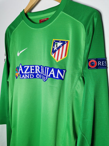 2013 Atletico Madrid long sleeve 'Courtois 13' UCL match issued