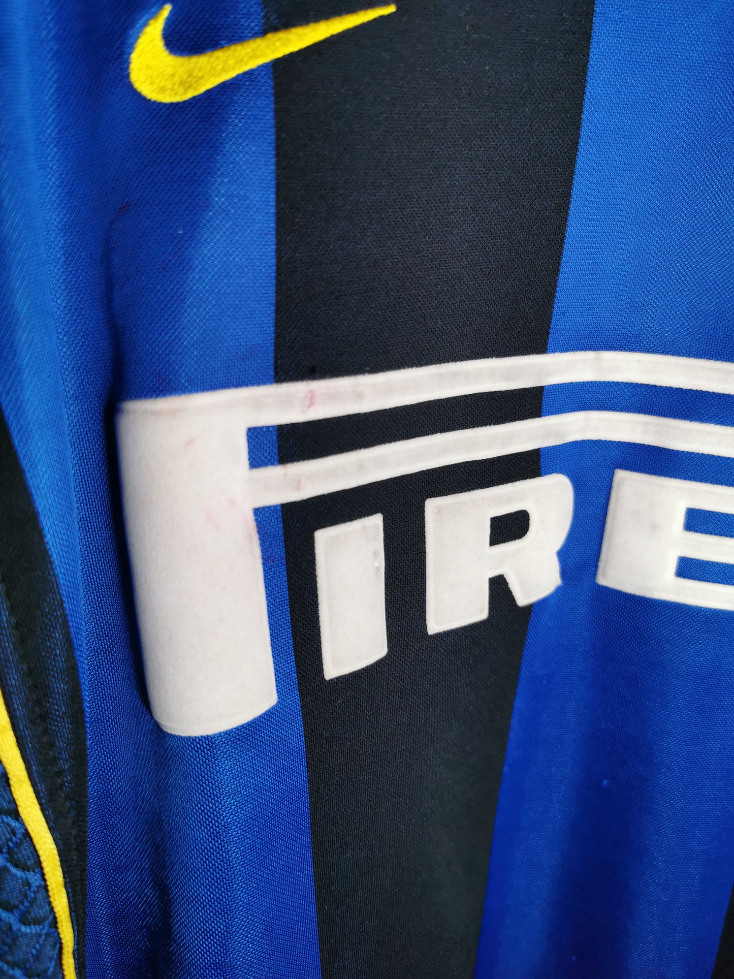 Inter home 2001 long sleeve 'Ronaldo 9', Medium