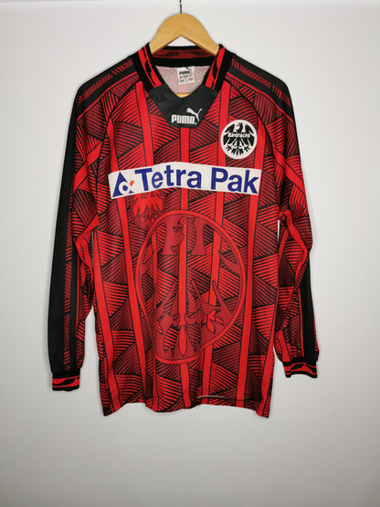 Eintracht Frankfurt Home 1995 long sleeve 'Gaudino 30', Medium