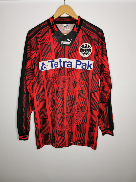 Eintracht Frankfurt Home 1995 long sleeve 'Gaudino 30', Medium