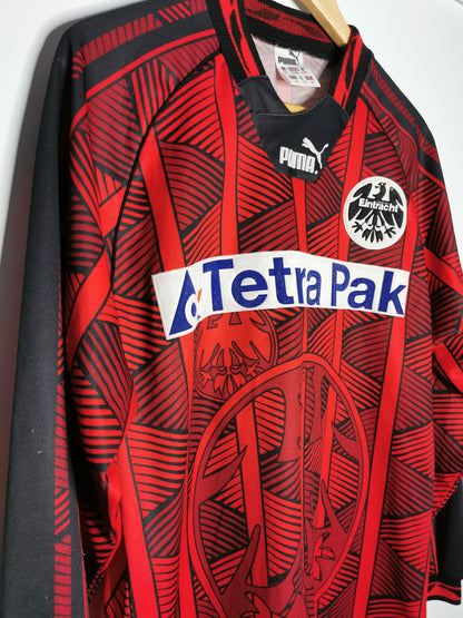 Eintracht Frankfurt Home 1995 long sleeve 'Gaudino 30', Medium