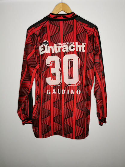 Eintracht Frankfurt Home 1995 long sleeve 'Gaudino 30', Medium