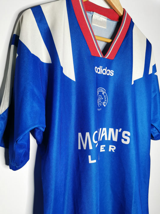 Authentic 1992 Rangers Home (South American edition) (Image 2)