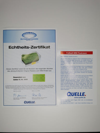 Raffle: 2006 World Cup Final Pitch