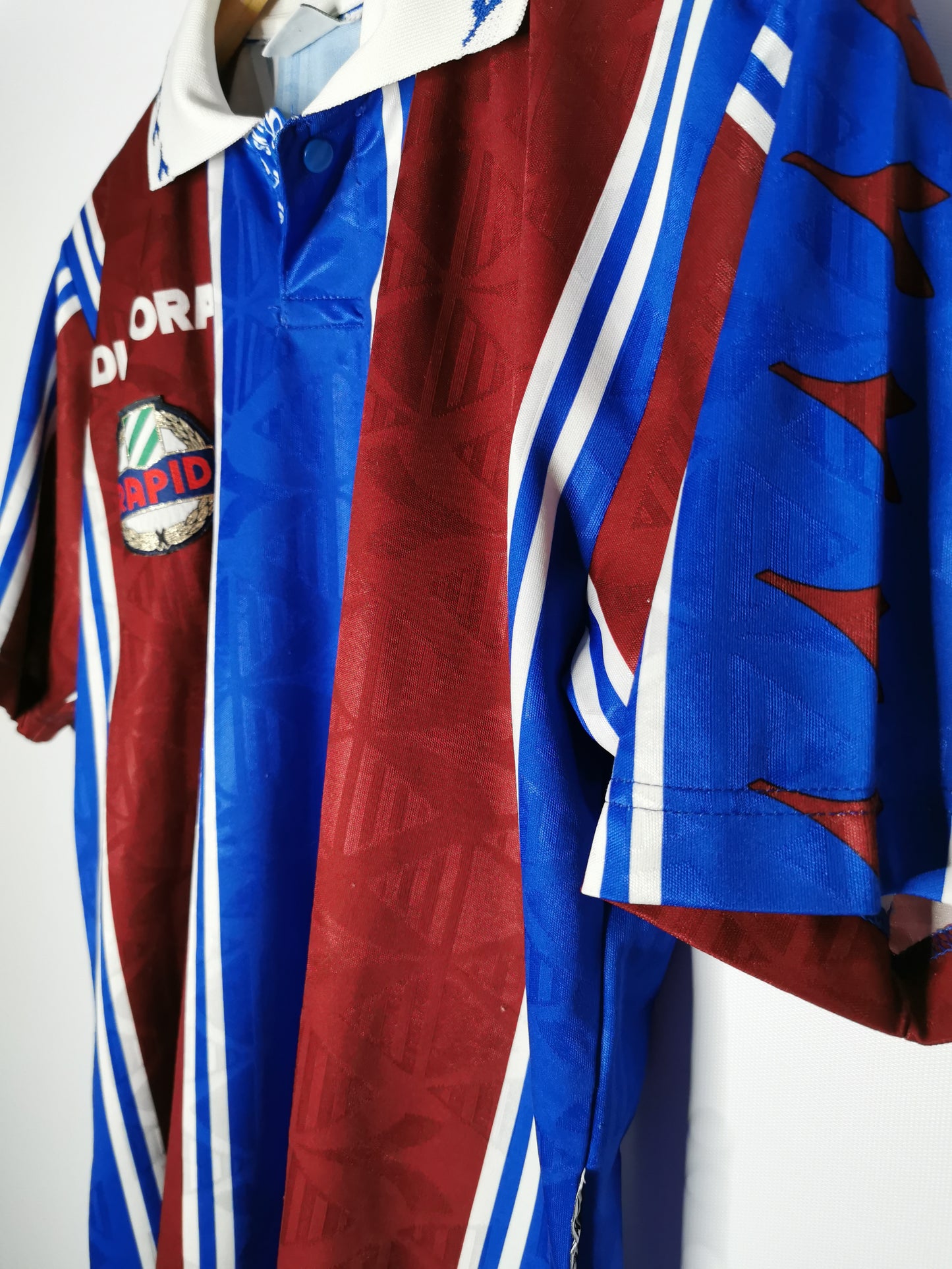 1995 Rapid Vienna Away Sponsorless Match Issued #15, Medium