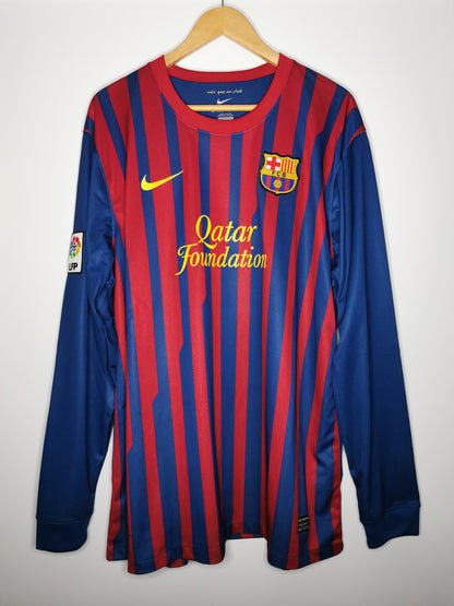 2011 Barcelona Home Long Sleeve 'Messi 10', XX Large