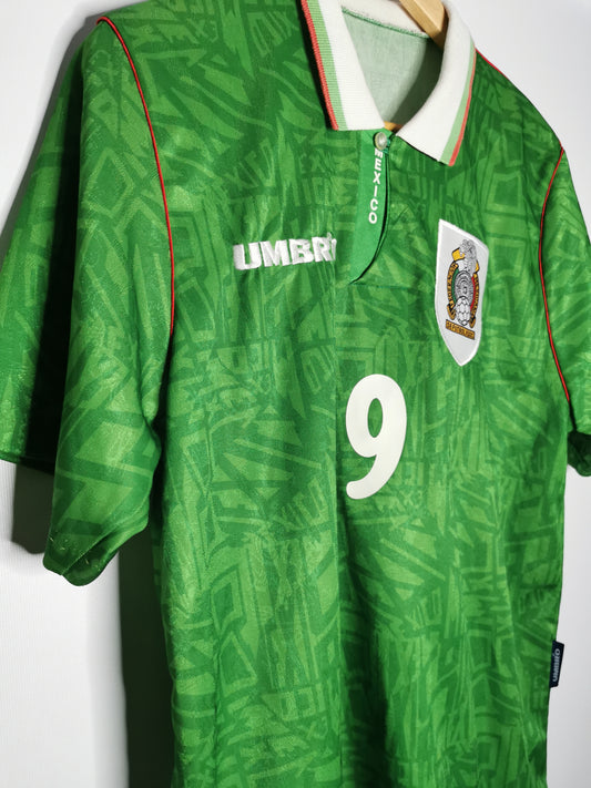 Authentic 1994 Mexico Home 'H. Sanchez 9' and 1994 Italy Home #10 (Image 2)