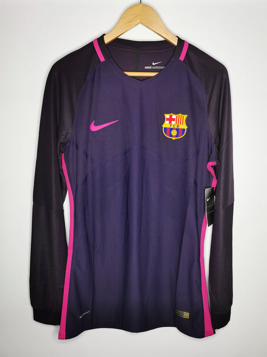 2016 Barcelona Away Kitroom Issue Long Sleeve, Medium
