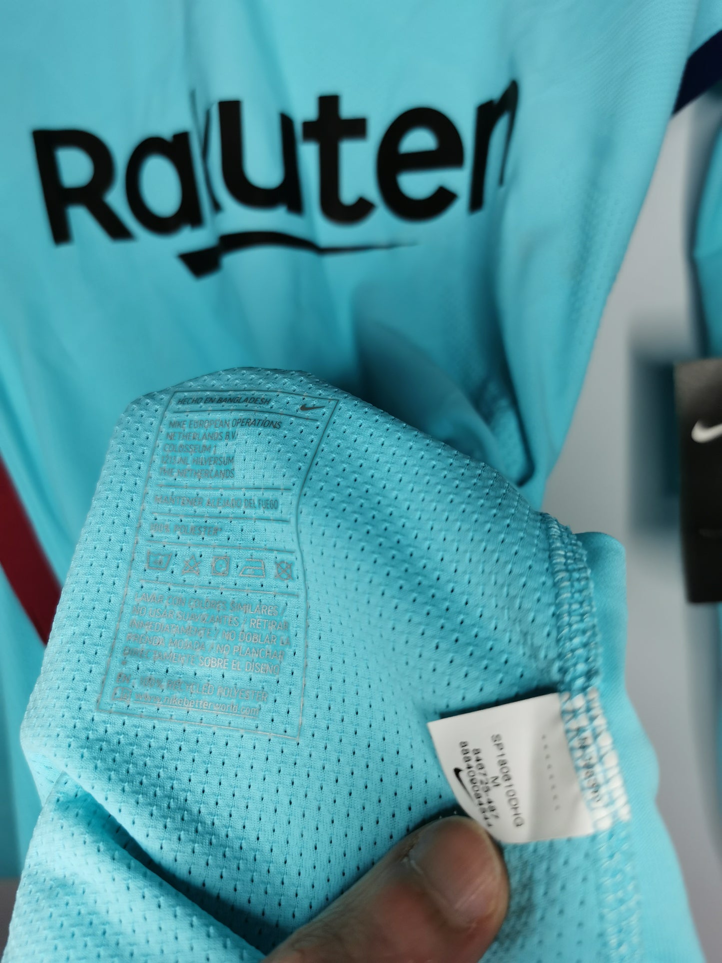2017 Barcelona Away Kitroom Issue Long Sleeve, Medium