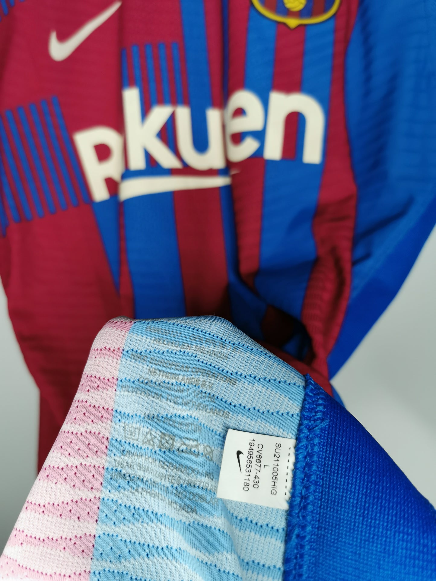2021 Barcelona Home Match Prepared 'Comas 35', Large