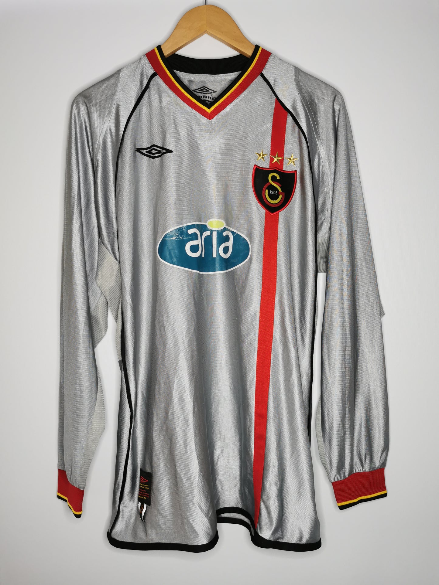 2002 Galatasaray Third Long Sleeve, Large