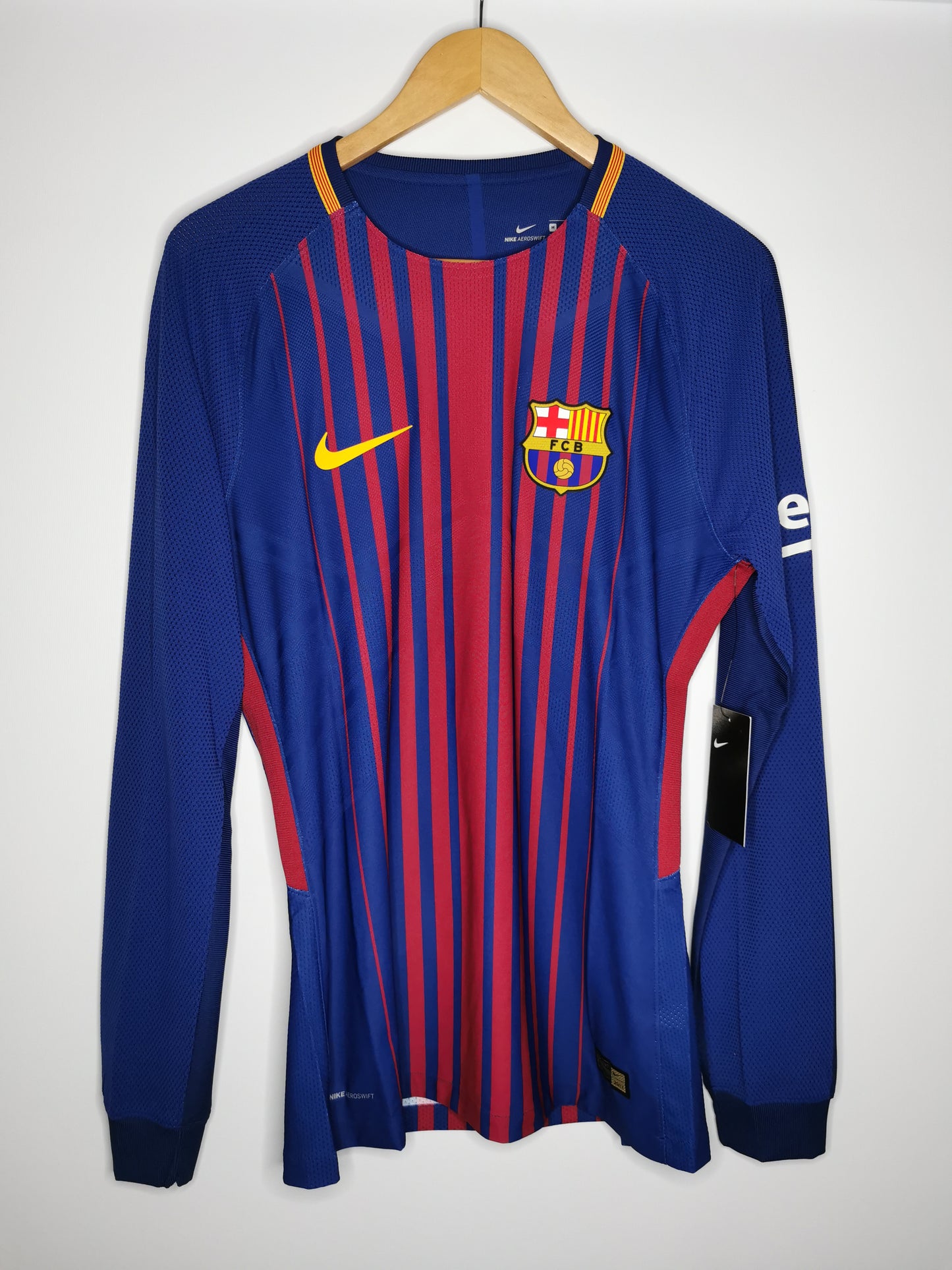 2017 Barcelona Home Kitroom Issue Long Sleeve, Medium