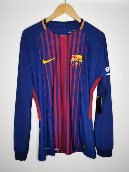 2017 Barcelona Home Kitroom Issue Long Sleeve, Medium