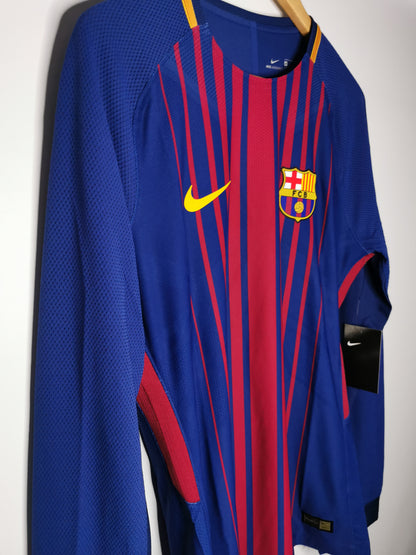 2017 Barcelona Home Kitroom Issue Long Sleeve, Medium
