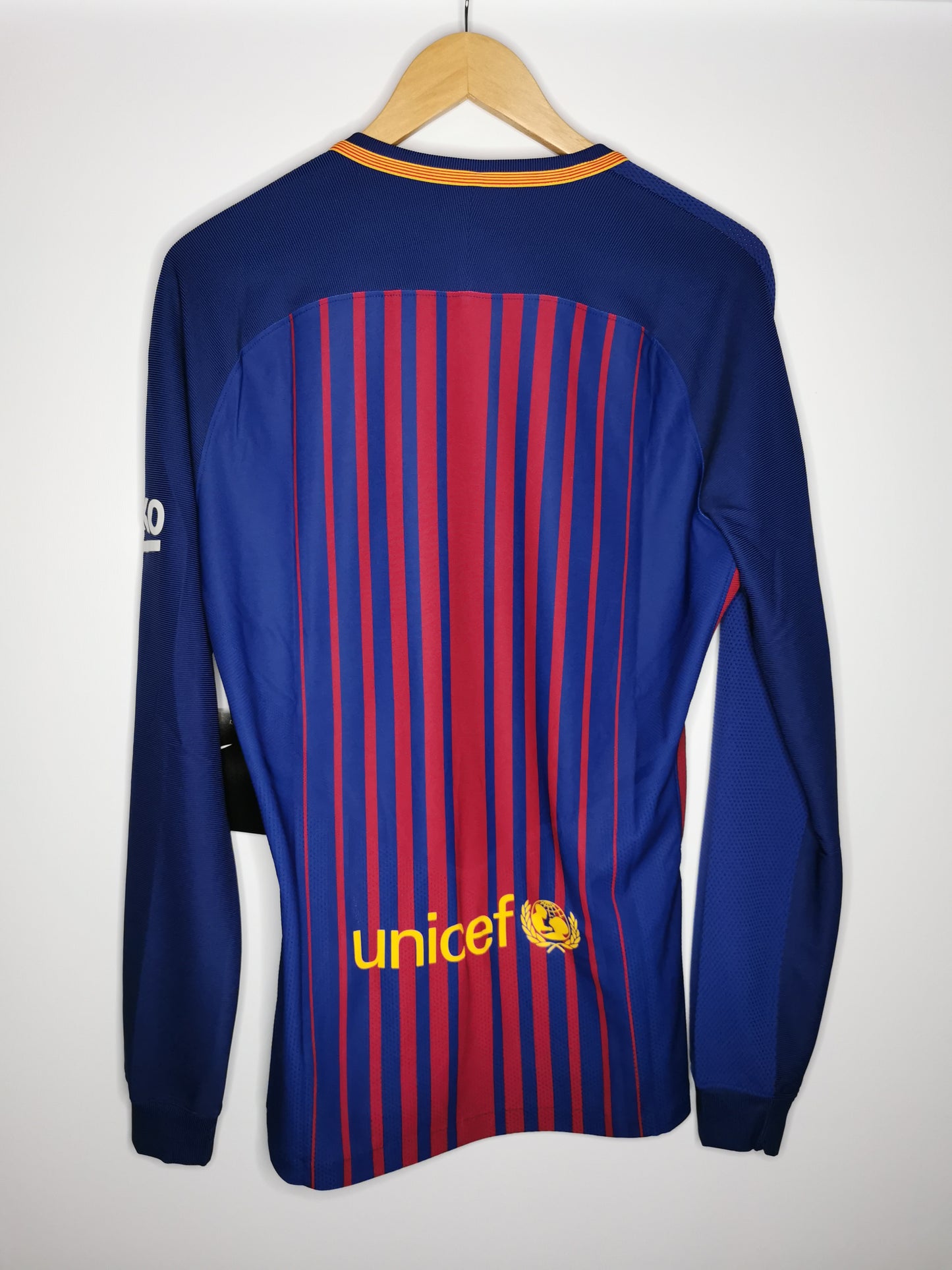 2017 Barcelona Home Kitroom Issue Long Sleeve, Medium