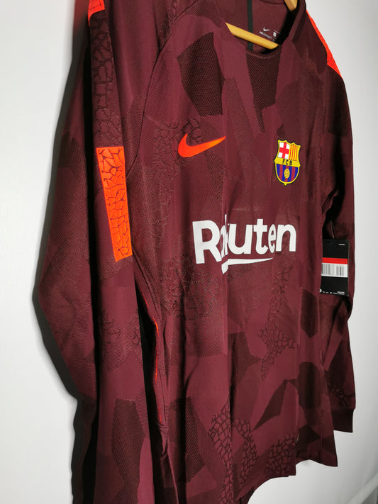 Authentic 2017 Barcelona Third Kitroom Issue Long Sleeve (Image 2)