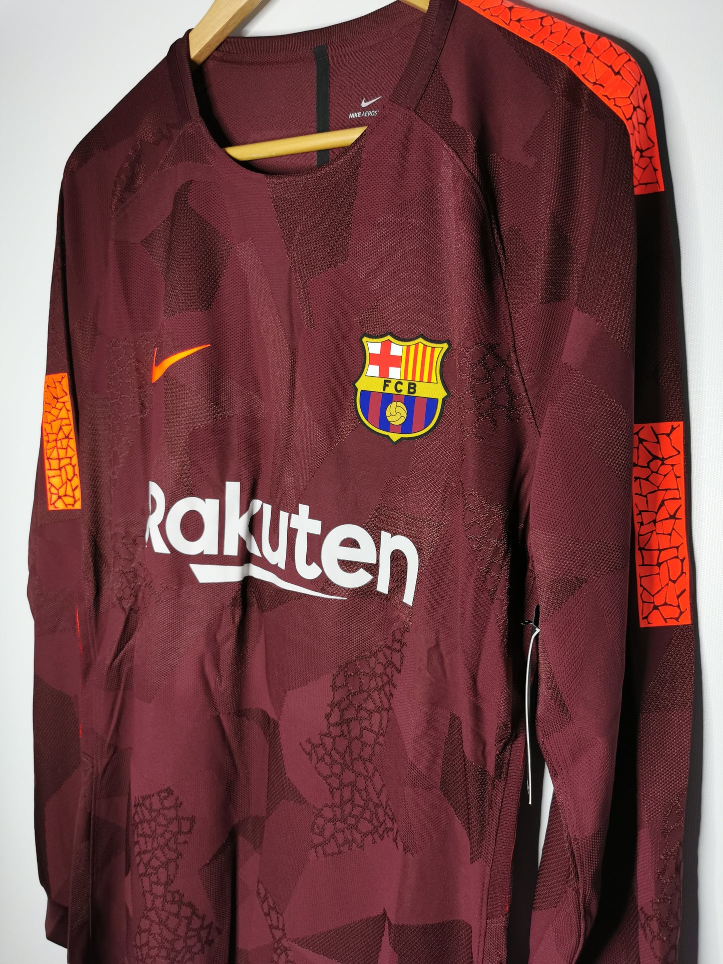 Authentic 2017 Barcelona Third Kitroom Issue Long Sleeve (Image 3)