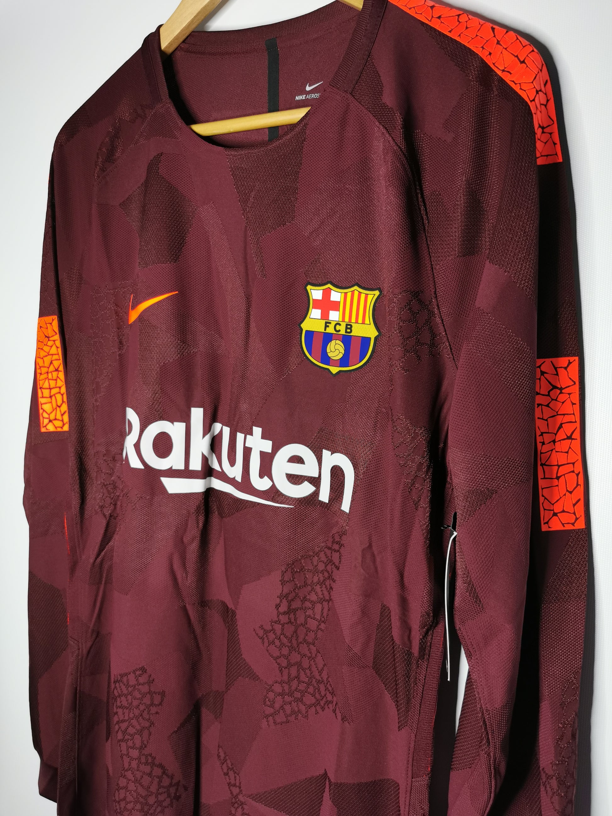 Authentic 2017 Barcelona Third Kitroom Issue Long Sleeve (Image 3)