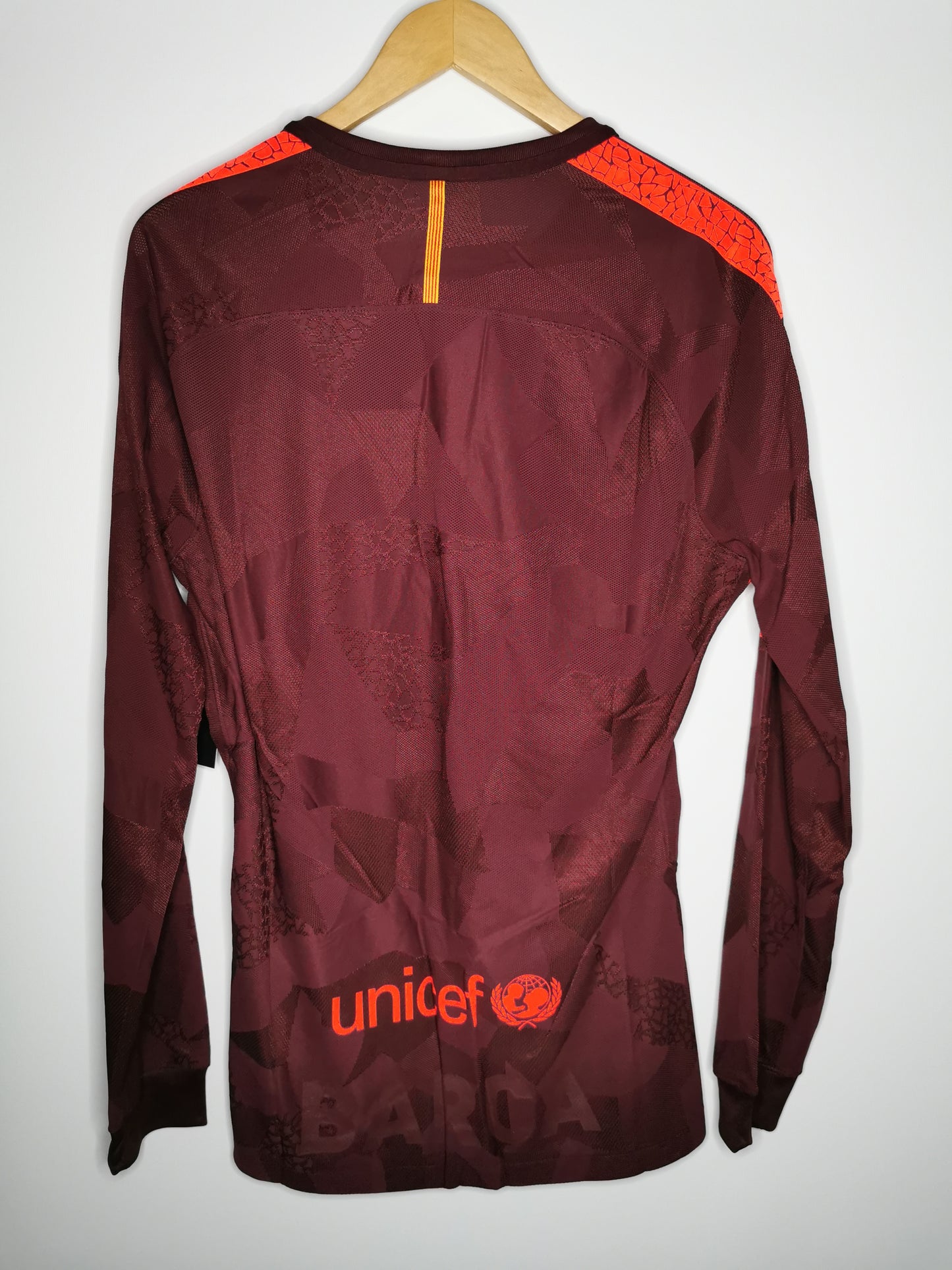 Authentic 2017 Barcelona Third Kitroom Issue Long Sleeve (Image 4)