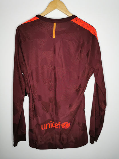 Authentic 2017 Barcelona Third Kitroom Issue Long Sleeve (Image 4)